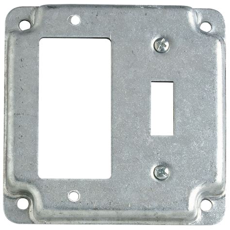 metal switch box cover|metal face plate switch covers.